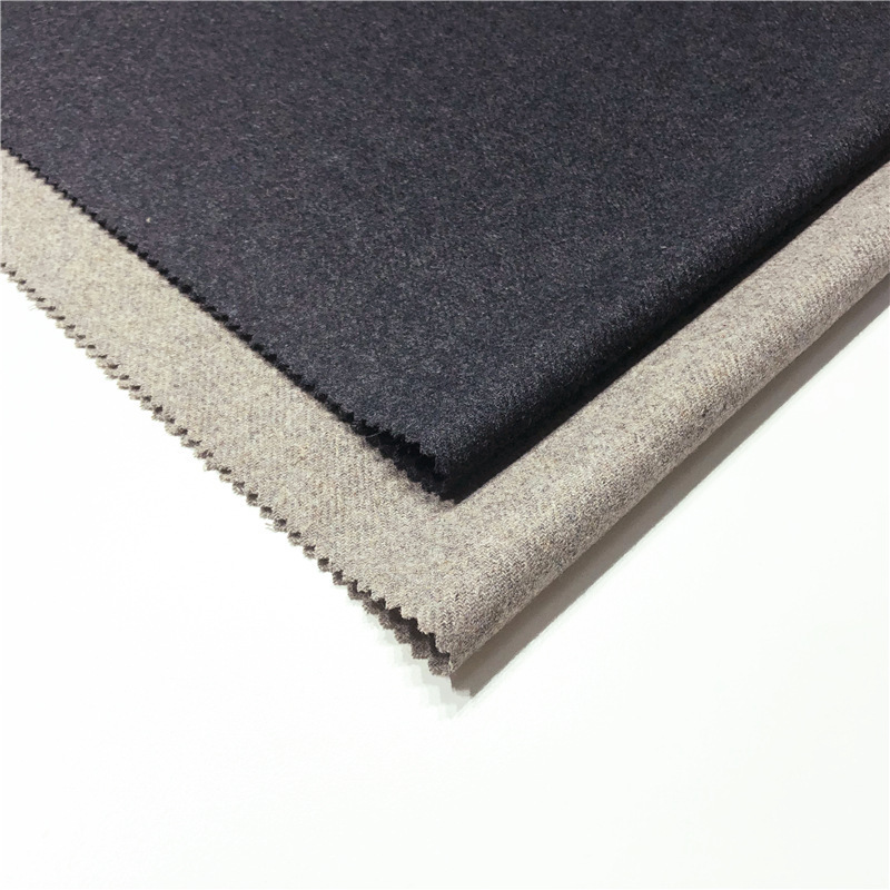 Jiangyin Woolen Woven Plain Worsted Wool Fabric for Suits, Flannel Fabric Available for Wholesale