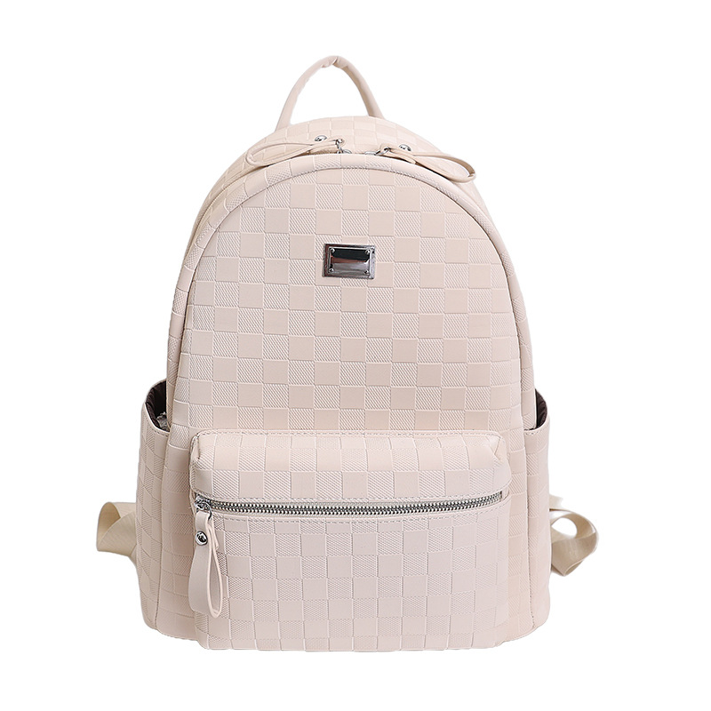 Mochila de moda coreana de mesa de ajedrez, mochila de viaje de gran capacidad para mujeres, 2026 nueva mochila universitaria