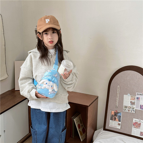 Children's cartoon cute girl school bag for 3-5 years old,  new model, kindergarten and primary school cross-body bag