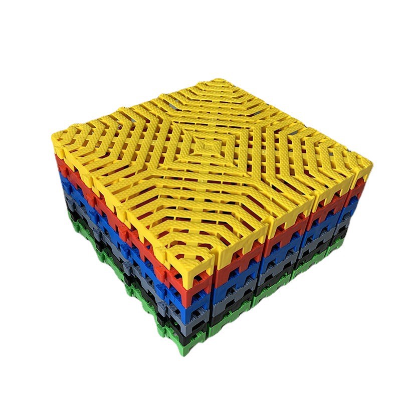 Fabricante mayorista de rejillas de plástico para salas de lavado de autos, paneles de rejilla entrelazados antideslizantes para drenaje, para talleres de reparación y estética automotriz.