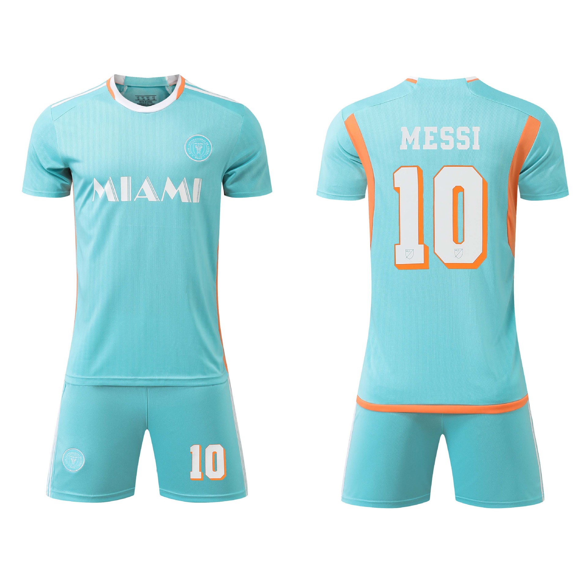 Traje de camiseta de fútbol con número Miami Crescent Neymar Riad C Roman City Harland