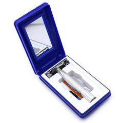 強人剃鬚刀手動老式雙面刮鬍刀男士鬍鬚刀不鏽鋼刀片刮鬍子刮臉刀