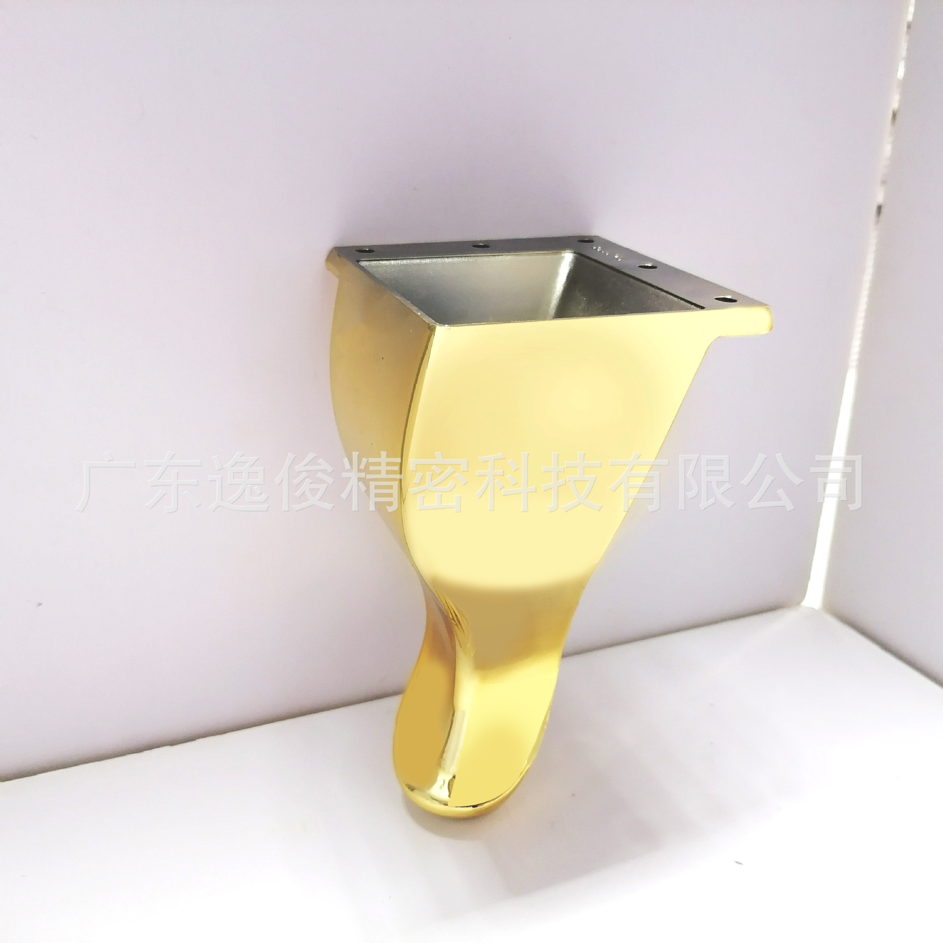 光滑亮面金色涂层沙发脚工厂直销家具配件塑料腿简约装饰耐用椅脚