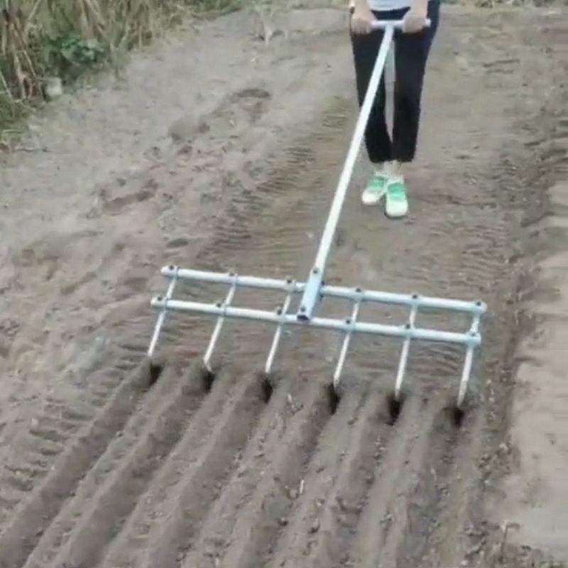 种蒜农用播种机家用机器小型种地栽菜农业起垄开沟大蒜拉沟器