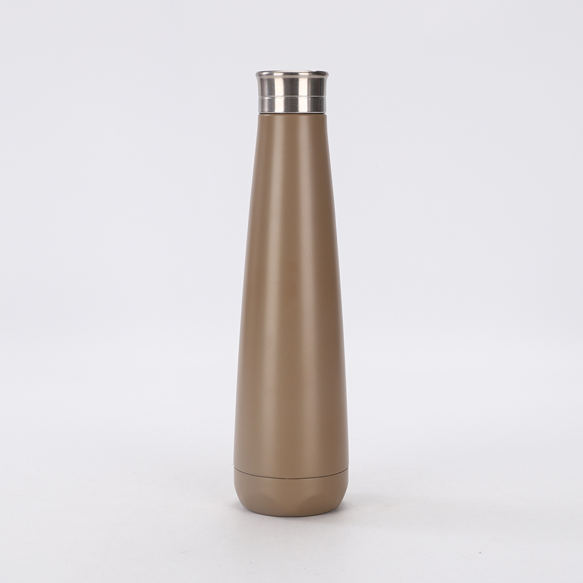 Transfronterizo nuevo 304 botella de cola cónica de acero inoxidable moderna simple taza de aislamiento de mano taza de agua portátil para estudiantes