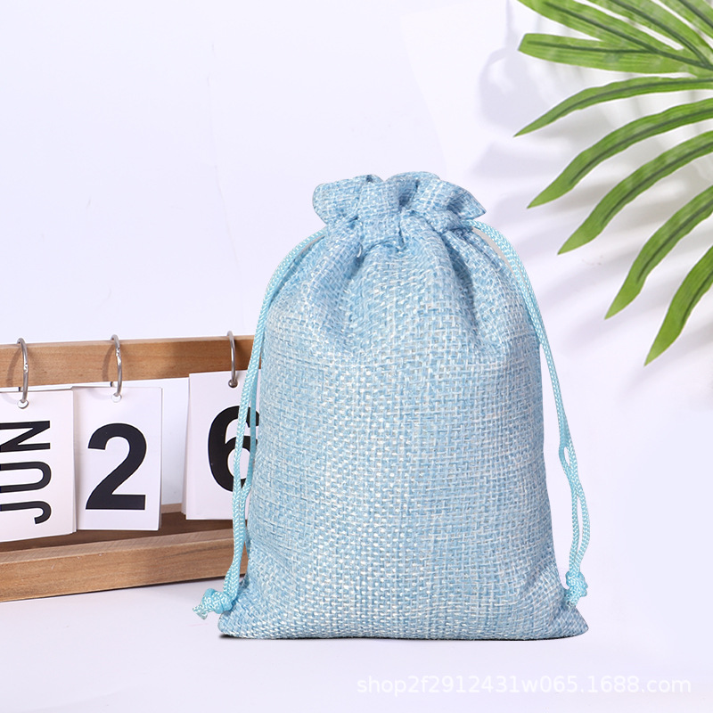 7см*9см; небесно-голубой (стиль нейлоновой веревки)