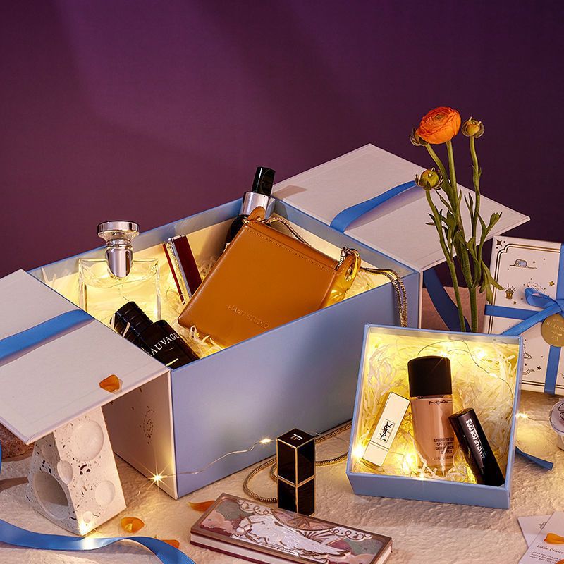 小王子禮物盒伴手禮糖盒送女生閨蜜生日禮品口紅包裝空盒子手提袋