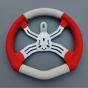 Hand-wrapped car steering wheel personality modification racing beach car kart 330MM steering wheel steering gear