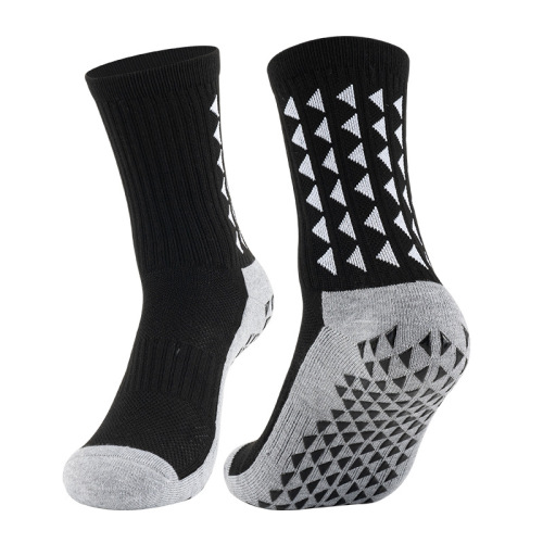 Football Socks, Men's Socks, Glue Anti-Slip Floor Socks, Practical Training Socks, Towel Bottom Short Cylindrical Thickened Professional Sports Socks