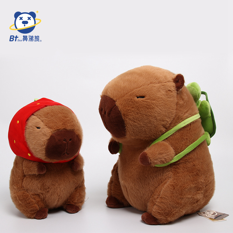 Peluche de capibara Snot Bear, juguete de peluche de celebridad de internet, capibara Melad, muñeco feo y lindo, almohada de capibara