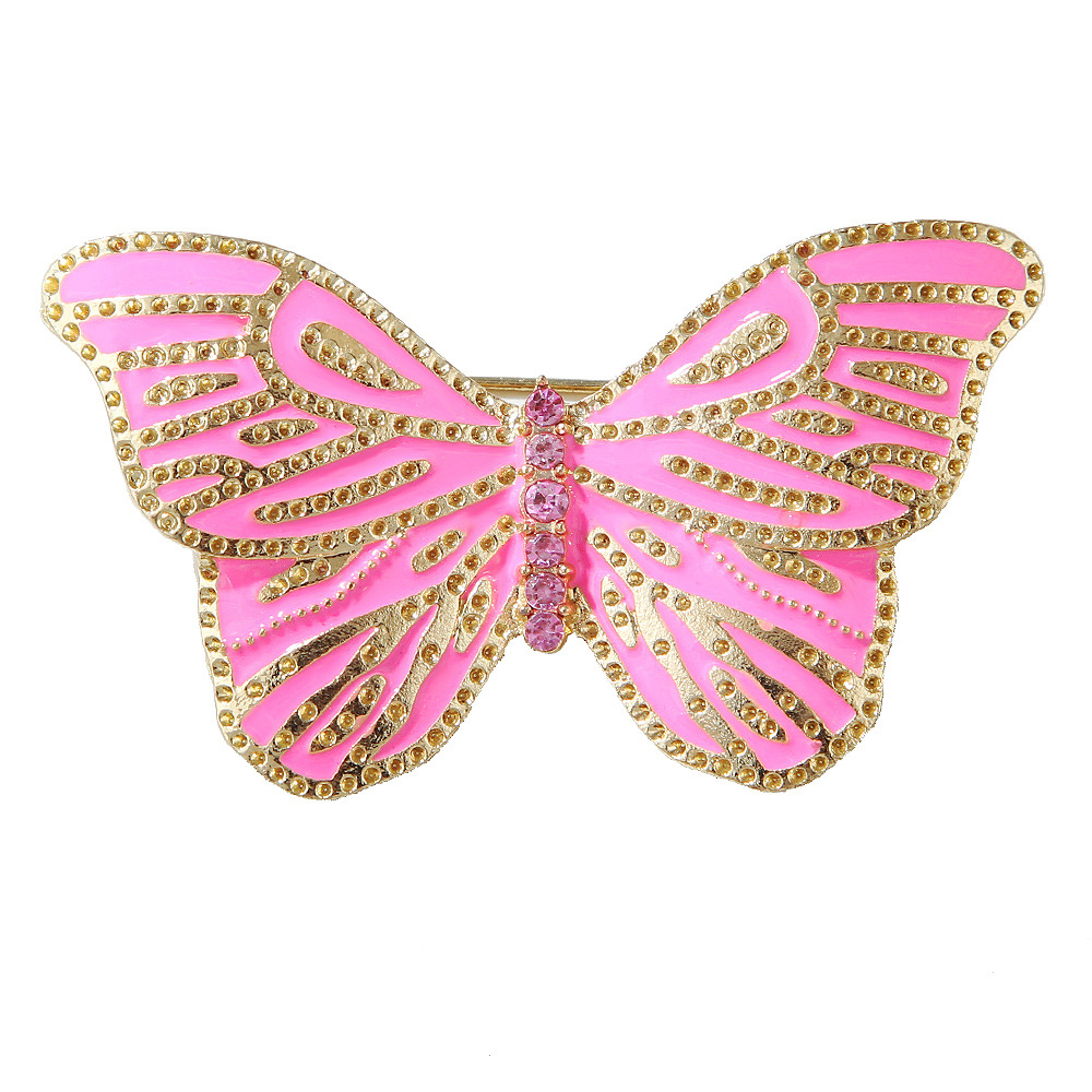 Sweet Butterfly Alloy Zircon Women's Brooches display picture 1