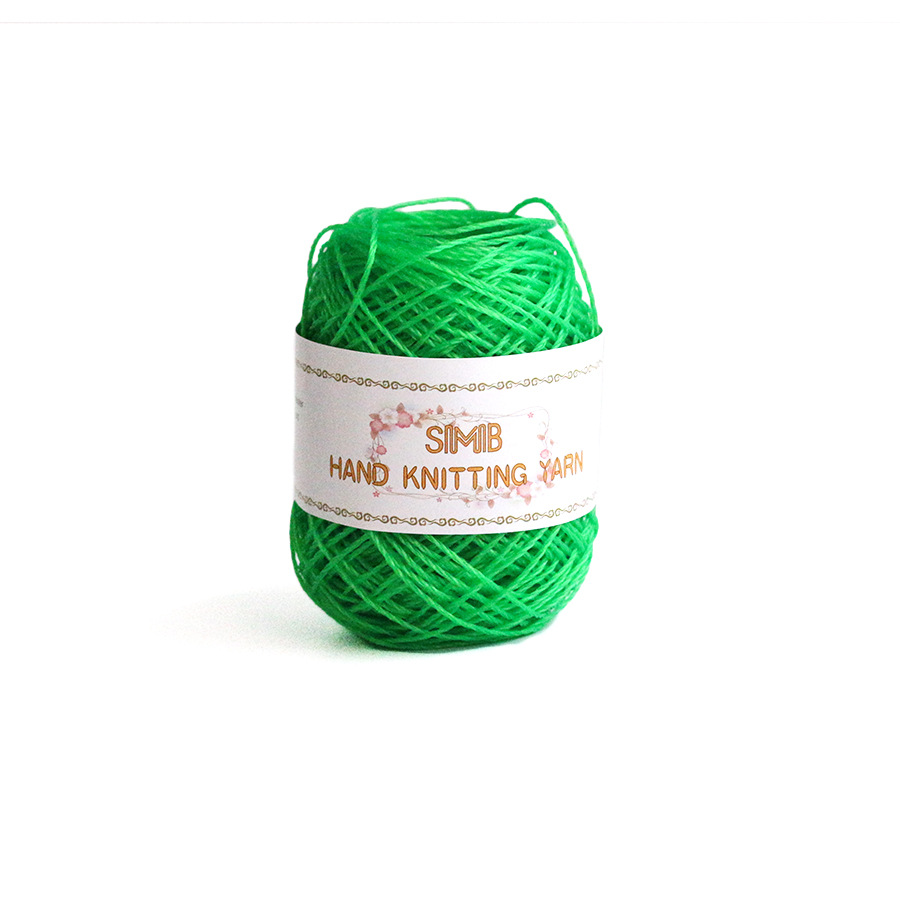 11 # Vert * 3.4NM * 1 * Aucun * ≤ 10tex * 3 brins * 64M/40g * Aucun * 100% polyéthylène