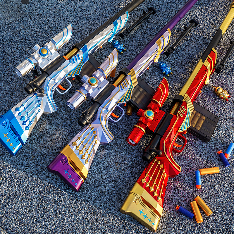 Toy gun, sniper rifle for boys, can launch, Birthday gift