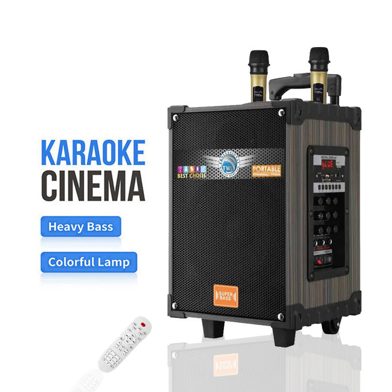 Foreign trade private model wireless bluetooth audio subwoofer active HIFI subwoofer high power 50W outdoor audio BOX