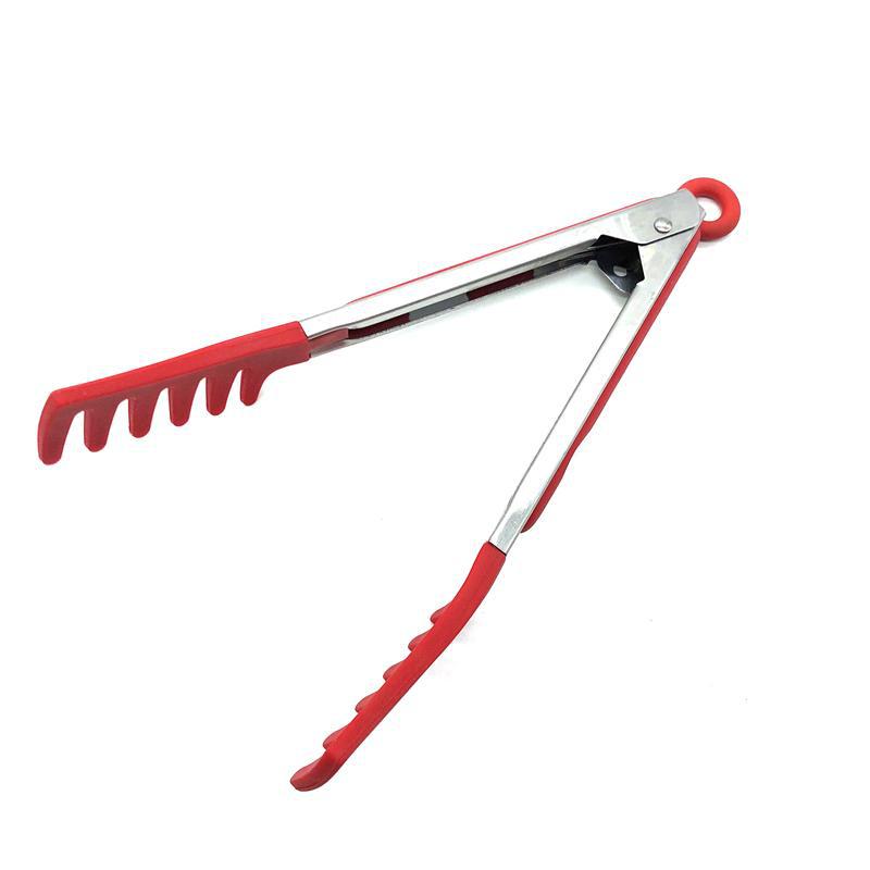 Silicone Spaghetti Tongs For Kitchen Baking And Barbecue_voghion.com