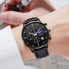 迪士尼手錶男款學生初高中生2023年新款機械青少年考試專用石英表