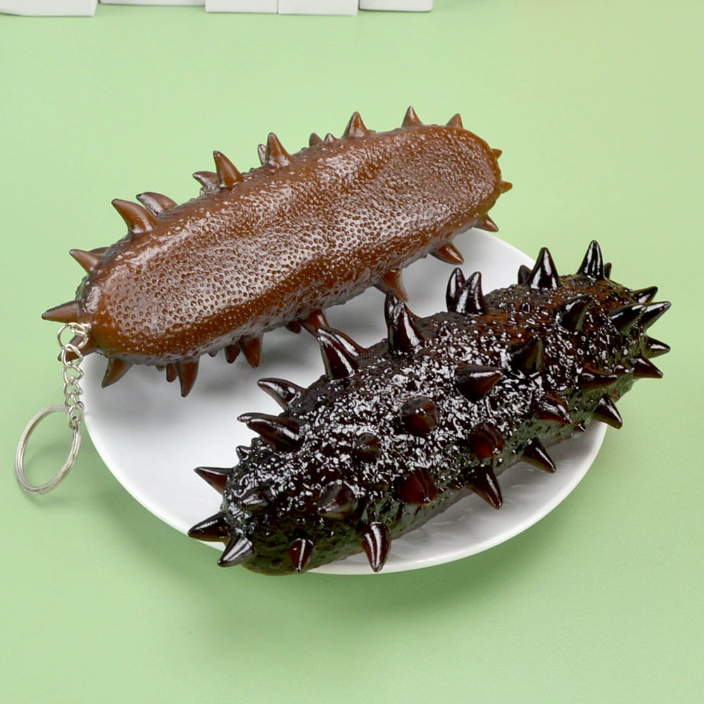 Моделирование морского огурца 1 к 1 модель морского огурца морепродуктов витрина витрины модели трансграничной горячей продажи пвх морской огурец брелок
