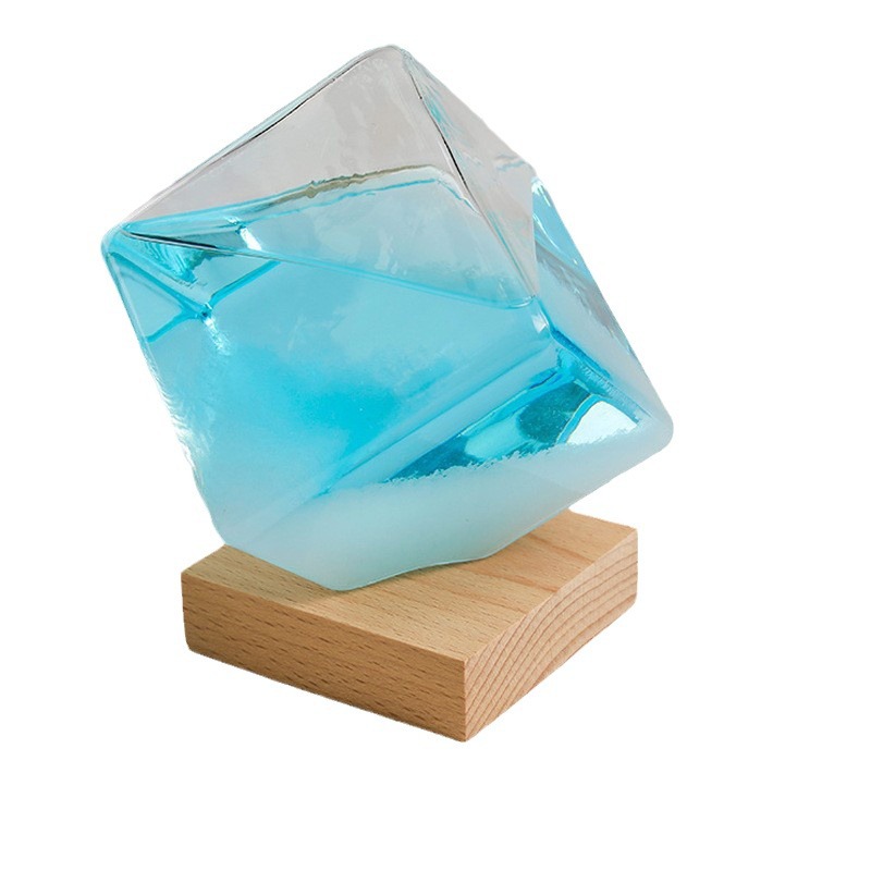 Pronóstico del tiempo botella de agua cubo nueva tormenta botella regalo creativo para amigos regalo artesanal de vidrio fabricante al por mayor
