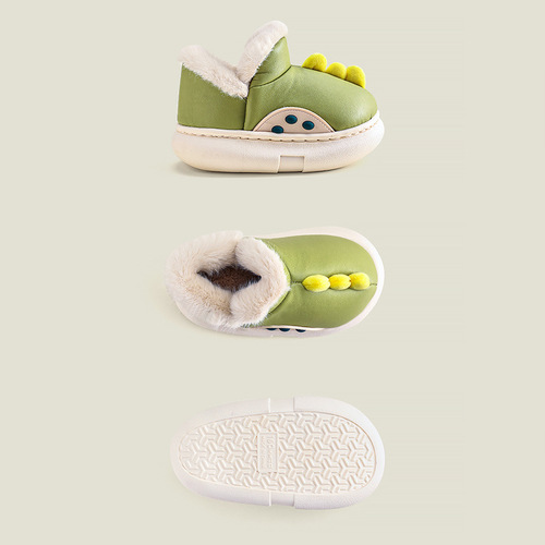 Happy Mary Children's Winter Snow Boots with Fleece, Cartoon Baby Cotton Shoes, Insulated, Waterproof, Unisex