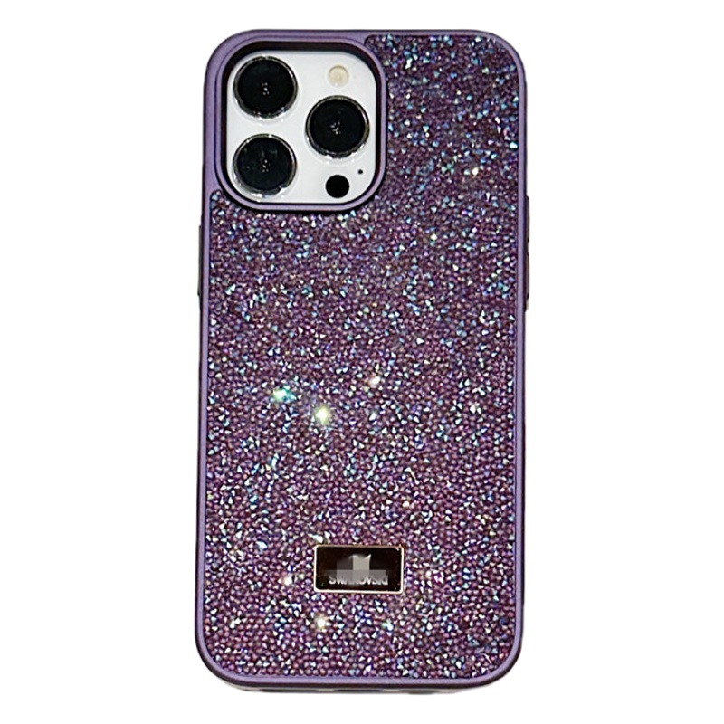 Lujo Diamante Flash Apple 16ProMax Funda para teléfono móvil Diamante de imitación de alta calidad iPhone15 Galvanoplastia 14 Estilo de lujo ligero