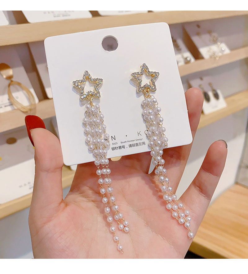 复制_显脸瘦的五角星星耳环韩国气质长款流苏耳坠.jpg