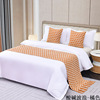 Simple and good care of hotel bed tissue bed blanket knitting homestay hotel inn, bed towel bed lid bed supplies