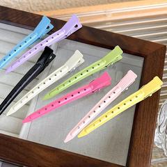 塗装カラー髪ふわふわ神器無痕化粧ヘアクリップ女性前髪カモ口クリップ定型クリップトップクリップ