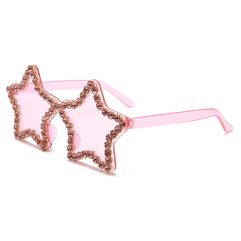 Polygon Glasses Style Retro Star PC UV400 Protection Polygon Full Frame Women's Sunglasses