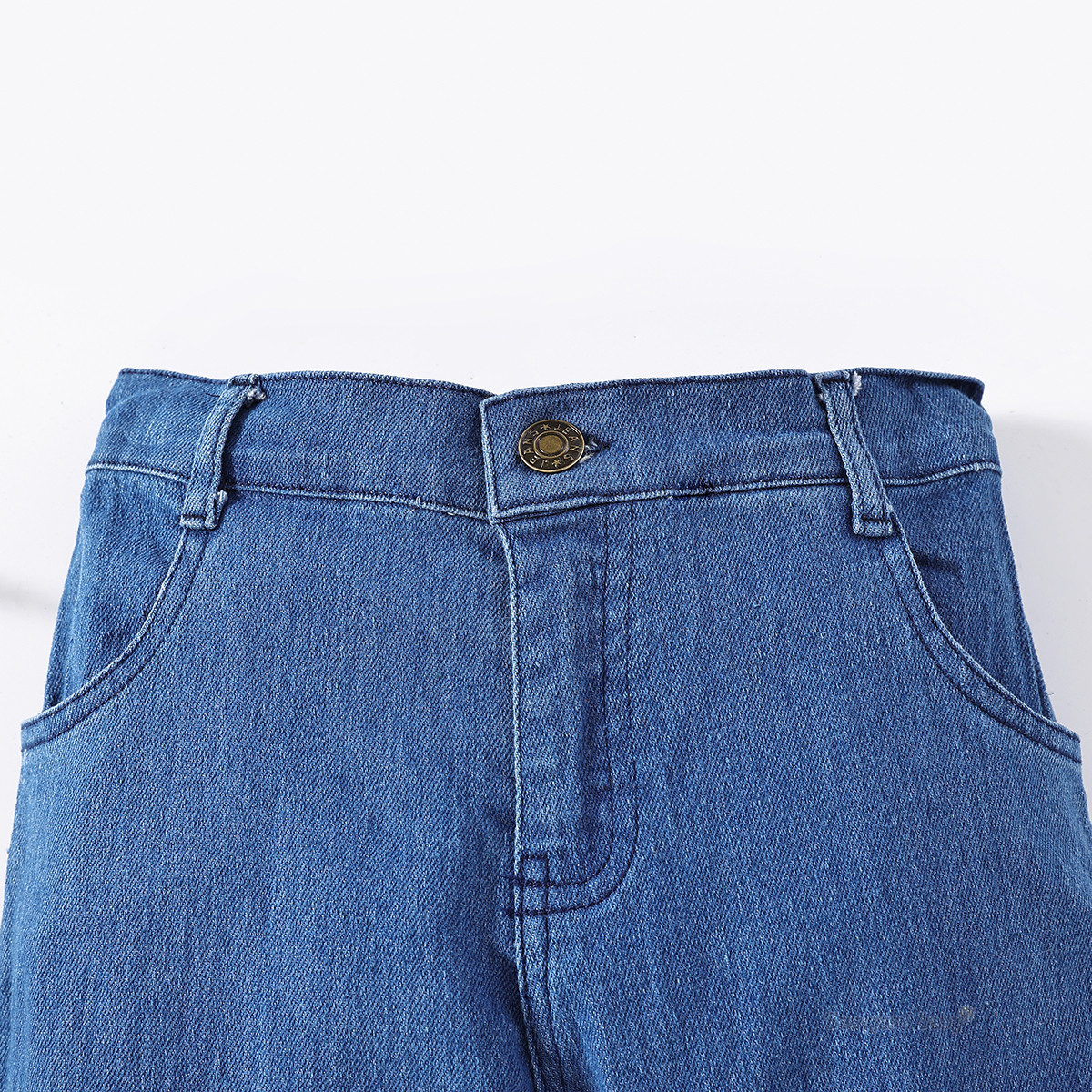 SAMGAMIBABY cross-border children's clothing European and American girls' frayed jeans fashionable spring and autumn children's flared pants