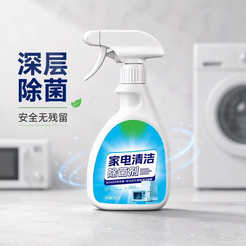 Household appliance cleaning and disinfectant spray, deep mold removal, odor elimination, multi-purpose cleaner for refrigerators, washing machines, and kitchens, 50ml