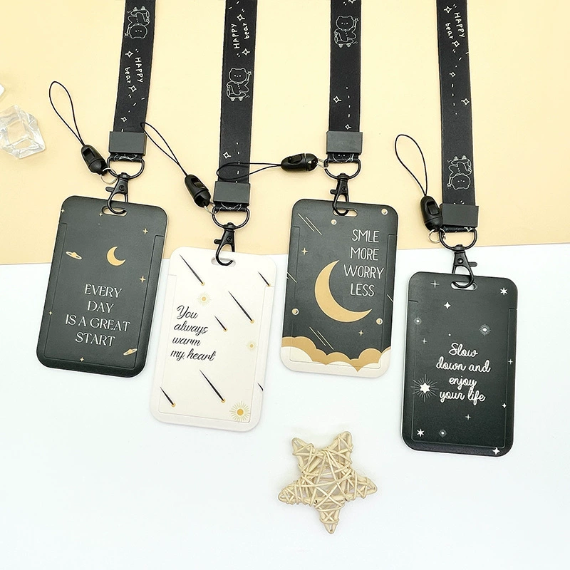 Тип защитный чехол скольжения-тяги АБС карты кампуса карты приема-вверх детского сада крышки карты студента мультфильма автобуса