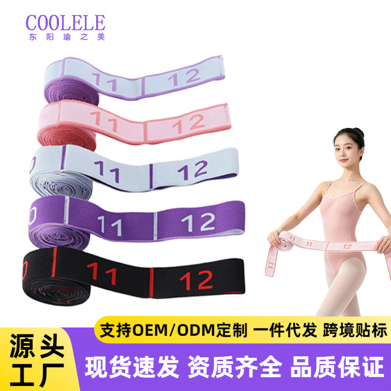 Muscle-Building Resistance Band, Digital Resistance Band, Rehabilitation Leg Band, Middle-Aged and Elderly Gluteus Maximus and Calf Strength Training Stretch Band