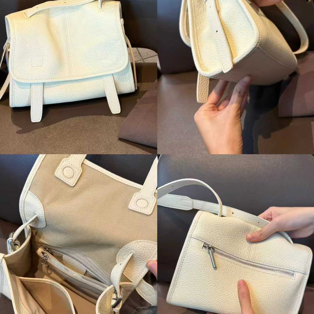 Retro Flap Messenger Bag For Women 2026 New Arrival Versatile Minimalist Shoulder Underarm Bag Commuter Crossbody Small Tote - Thumbnail 4