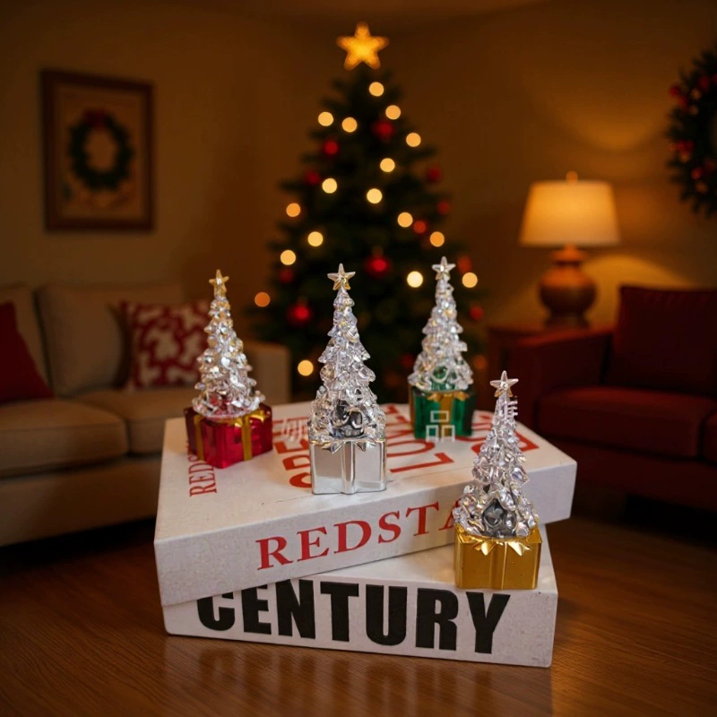 爆款热销圣诞装饰灯发光圣诞树装饰品摆件小礼物