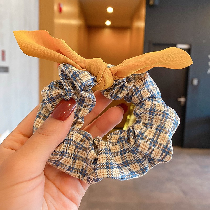 레이크 블루 체크