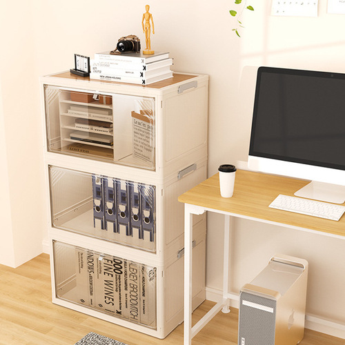 Overflow storage box office installation-free folding locker Korean multi-purpose large capacity storage locker