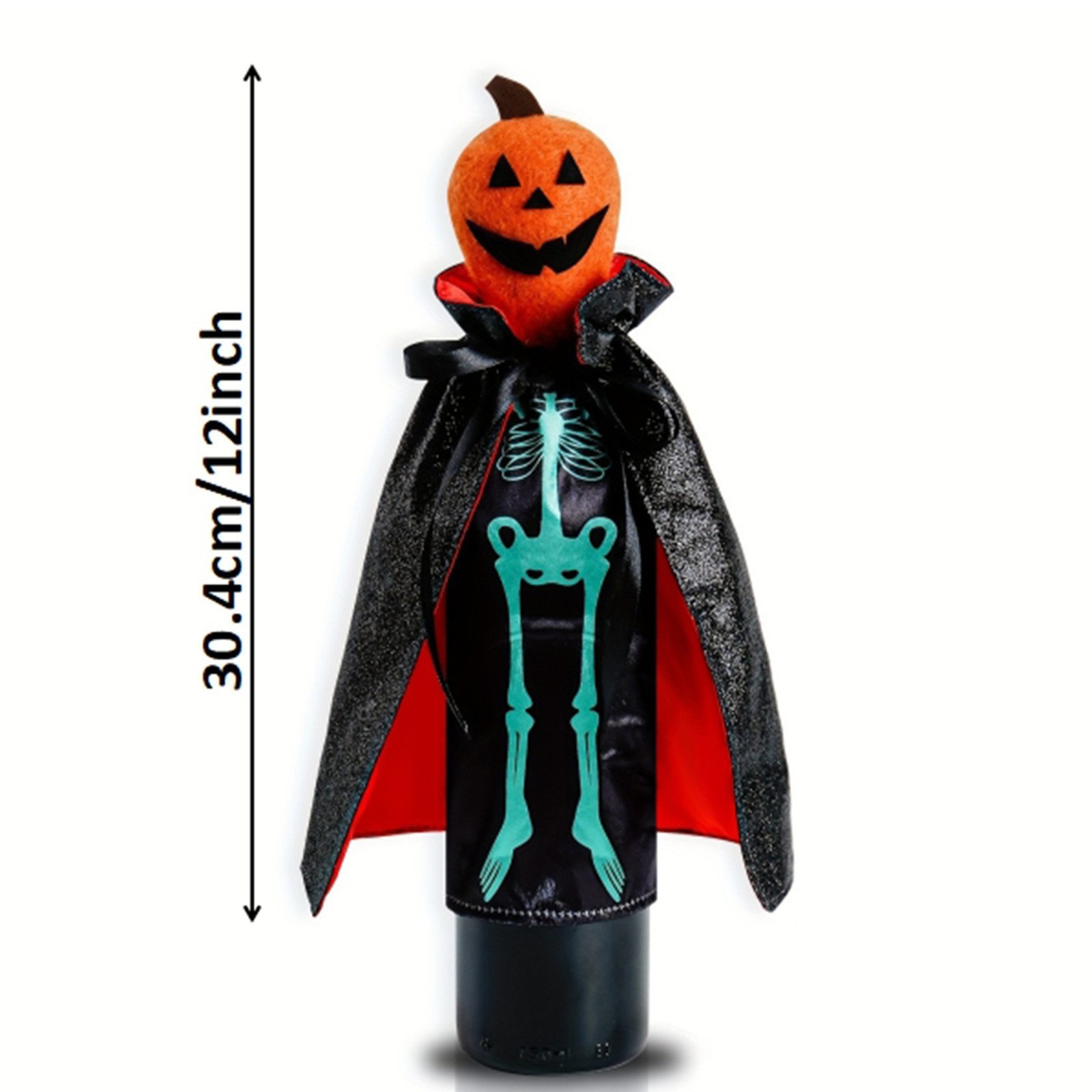 Transfronterizo nueva botella de vino de Halloween cráneo calabaza champán rojo vino botella bolsa Mesa decoración al por mayor