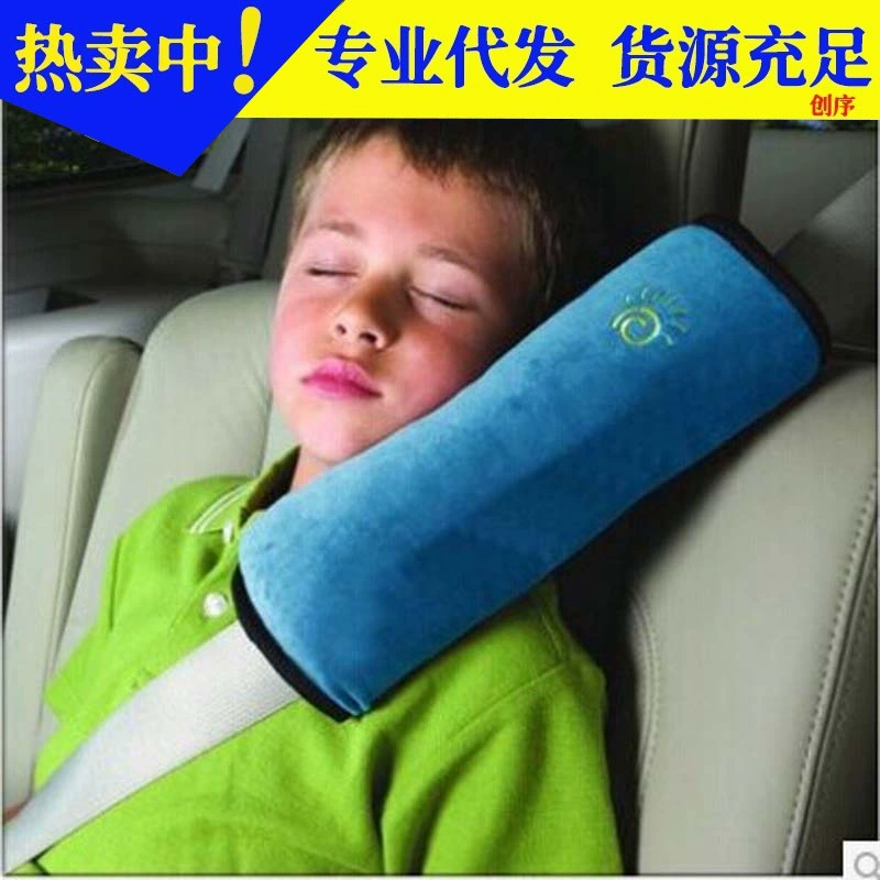 Ремень безопасности, плечевой чехол, Детский плюшевый ремень безопасности, защитный чехол, регулируемая мультяшная Сонная подушка, детская подушка
