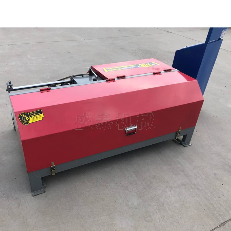 全自动螺纹钢丝拉直机 全自动钢丝铁丝调直下料机铁丝调直切断机