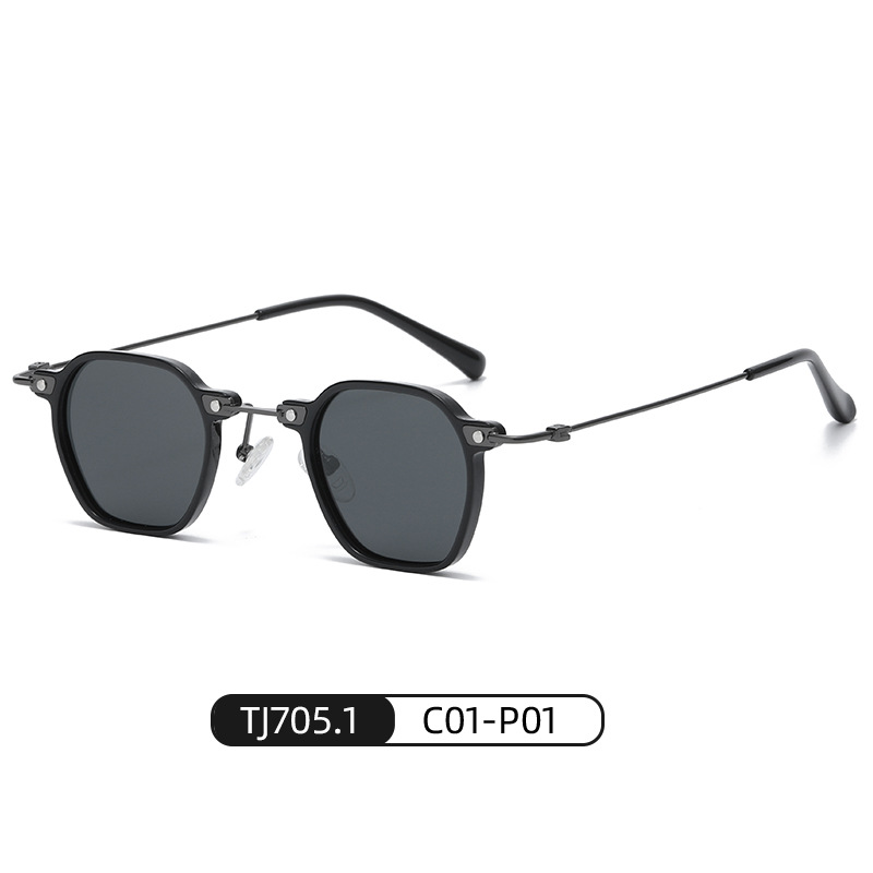 Comercio exterior nuevo anti-azul gafas de luz personalizada nicho miopía gafas marco TJ858 hombres y mujeres misma moda gafas lisas