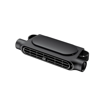 New Car Fan USB Small Dual-Turbo Plug-In High-Power Seat Fan for Rear Seat Ventilation (Digər kiçik elektrik cihazlar) - rear-fan-usb-plug-in-type-black-01