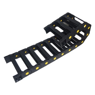 Bridge nylon plastic drag chain engineering engraving machine wire plastic trunking protection chain nylon drag chain tank chain