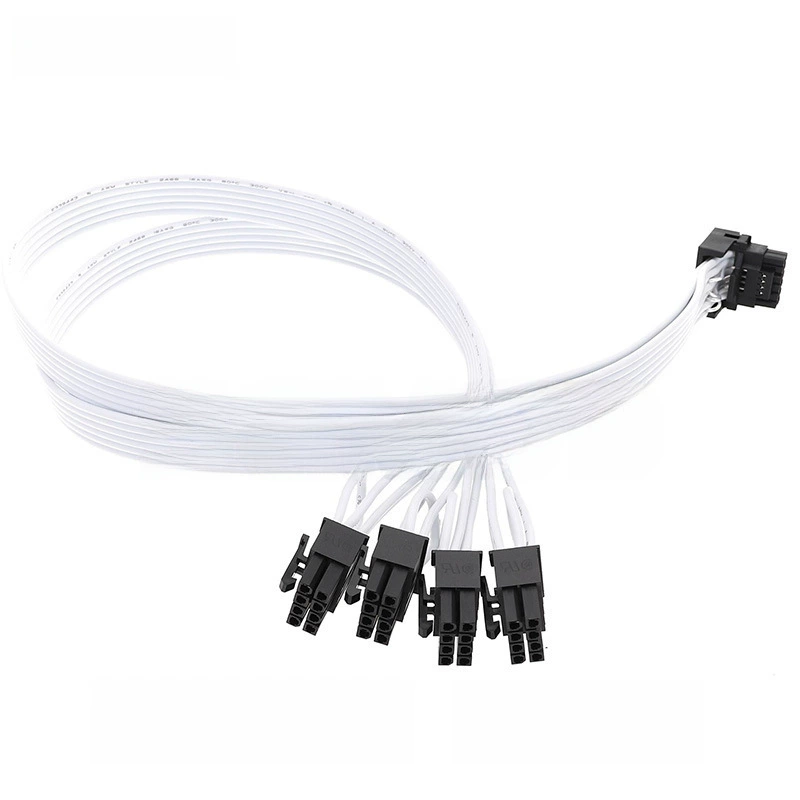 SQ 4x8-штекер до 16-пин PCIe 5.0 12VHPWR RTX4090 локоть кабель, 40-80см, 16/18AWG
