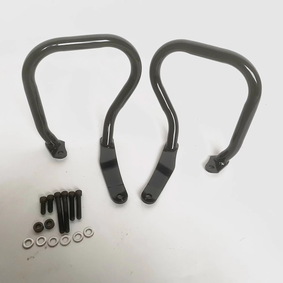 Applicable to Harley Luwei st Modified Side Box Bars Luwei S ST Atom Gliding Rear Bumper Protection Bars Anti-fall Bars