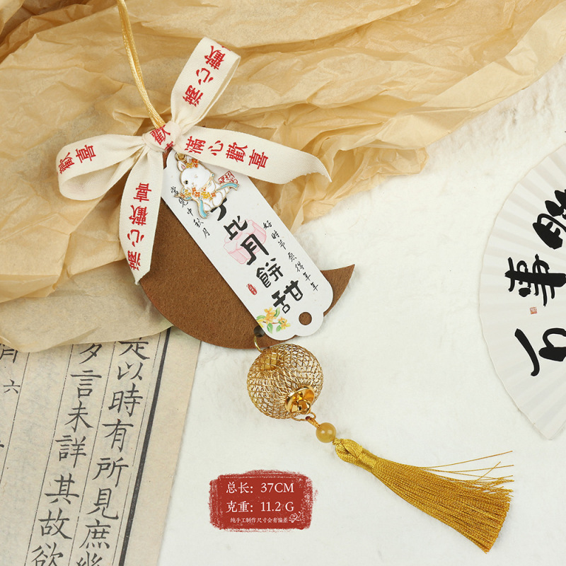 2025中秋节门挂毛毡垫车挂鲜花挂件古风花艺装饰材料配饰批发礼物|undefined