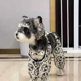 狗狗外出防尘裤防腿脏卡通防尘裤比熊泰迪雪纳瑞中小型狗狗防尘裤