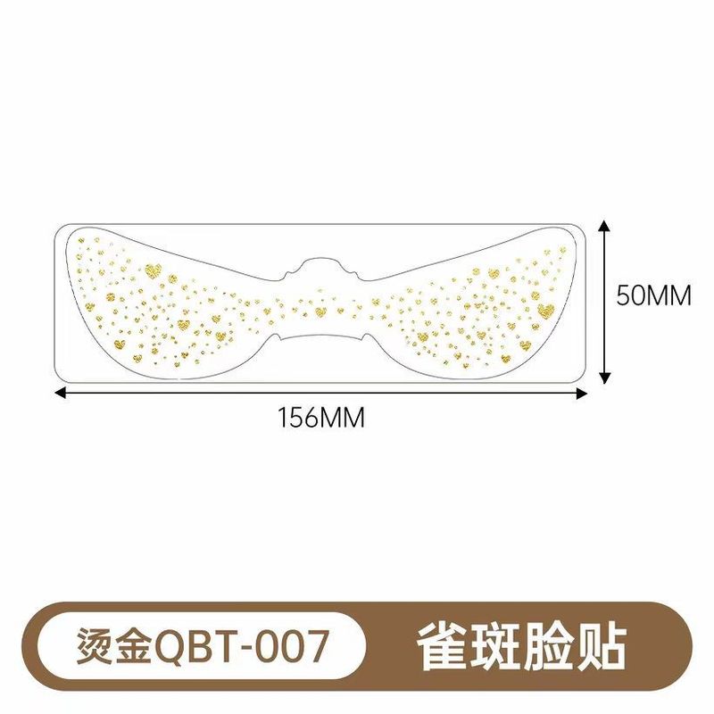 欧米風そばかすステッカー、金箔、銀箔、レーザーカラー、全種類防水、汗に強い、長持ちする一時的なメイクアップタトゥーステッカー|undefined