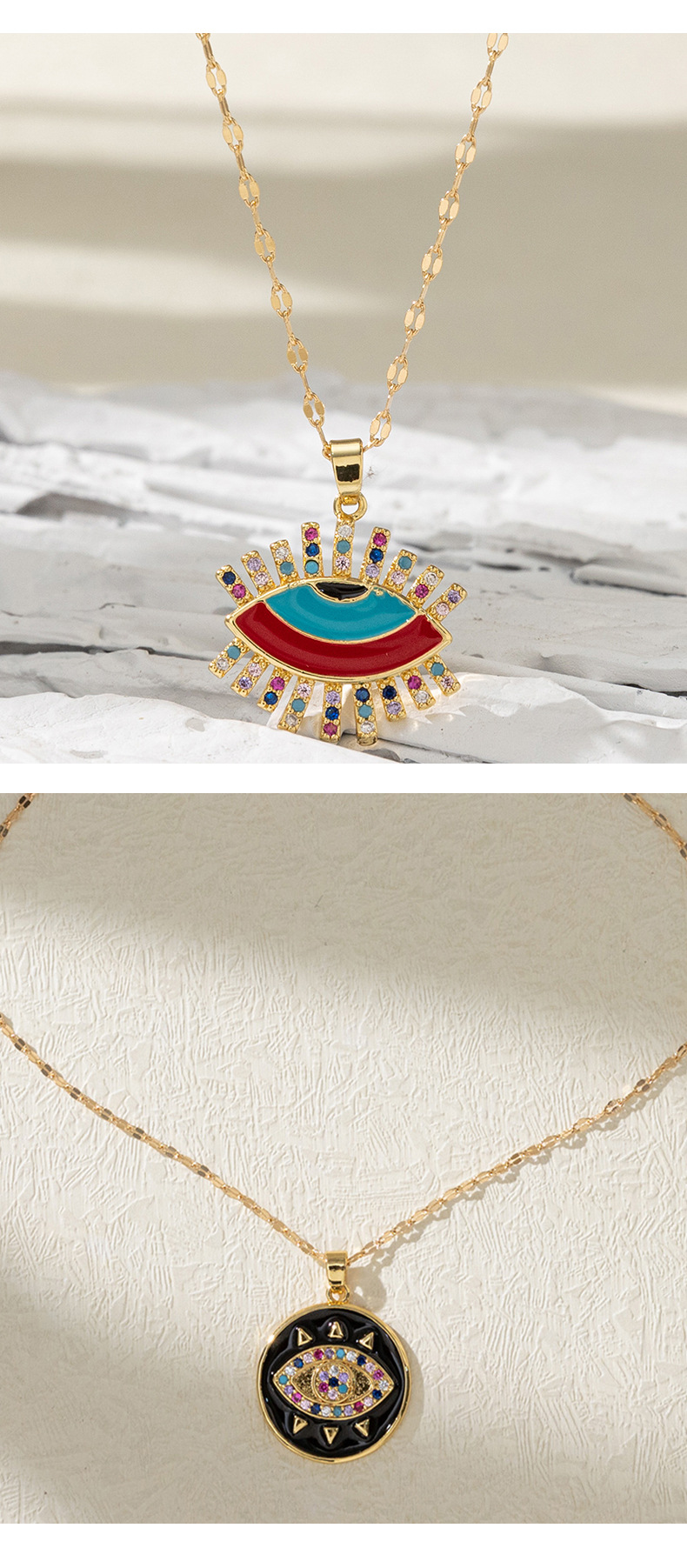 Fashion Geometric Copper Plating Pendant Necklace 1 Piece