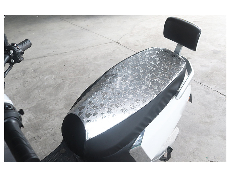 Electric Car Seat Cover Panda Leather Waterproof Pad Motorcycle Seat Cover Sun Protection and Heat Insulation Pad Battery Car Seat Cover