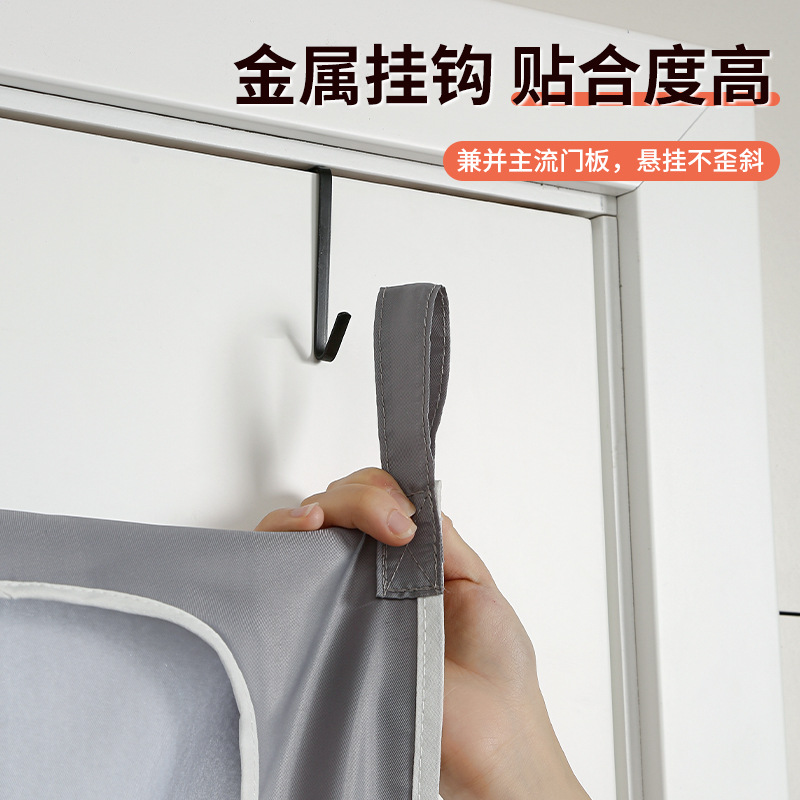 bolsa colgante de almacenamiento detrás de la puerta doméstica para baño colgante tipo cesta de almacenamiento de ropa sucia juguetes cesto de ropa sucia